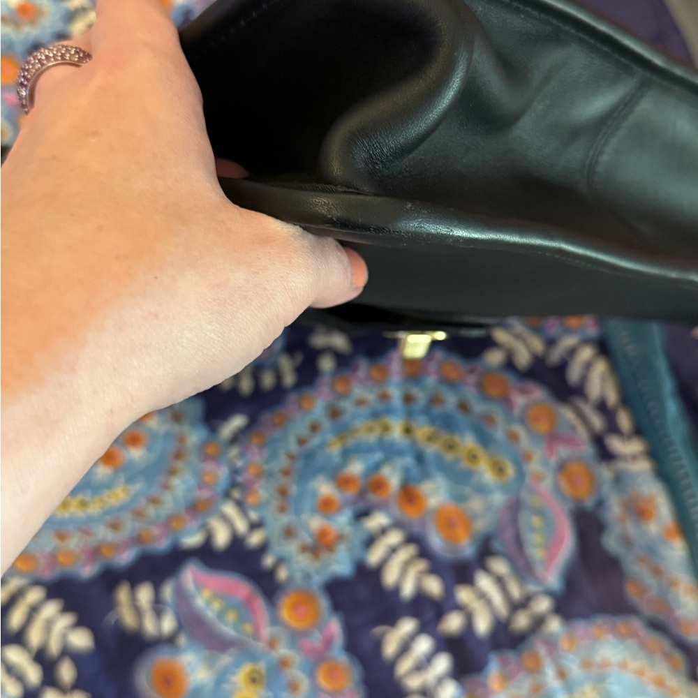 Coach Black Leather Satchel - Picture 5 of 16